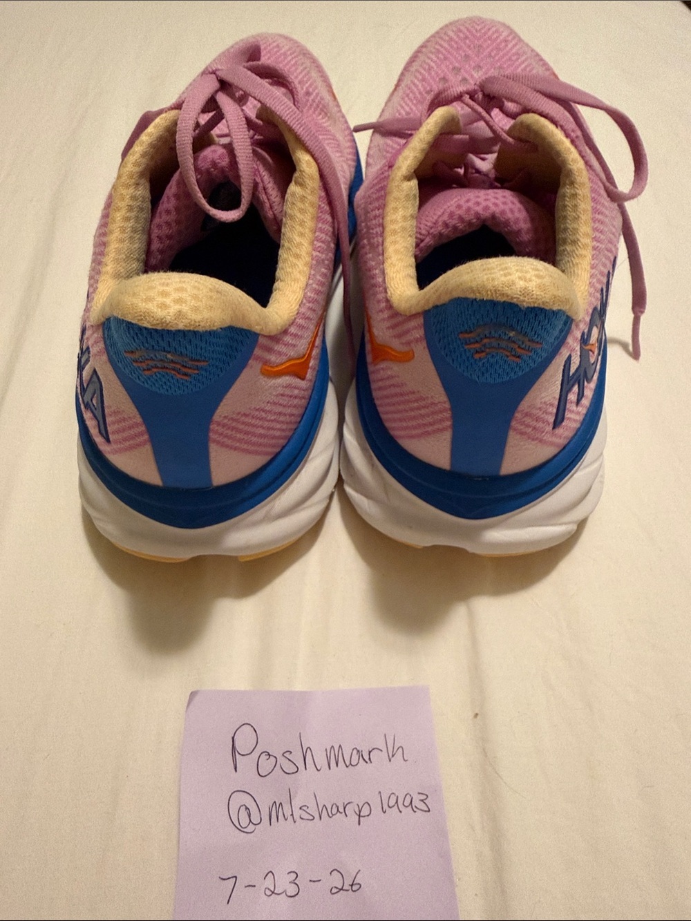 Hoka Clifton 9 Running Shoes Cyclamen/Sweet Lilac sz 9D - Picture 5 of 12